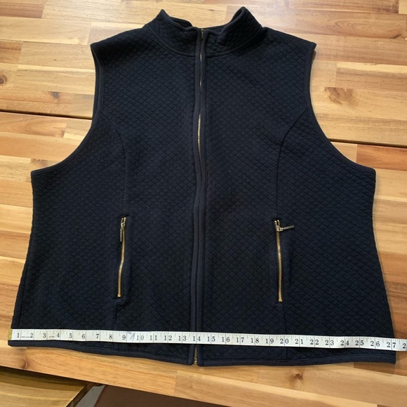 Karen Scott Jackets & Blazers - Karen Scott Sport Woman vest with zipper